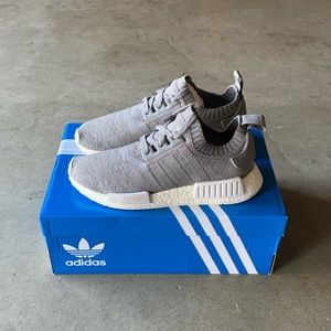 gray adidas nmds